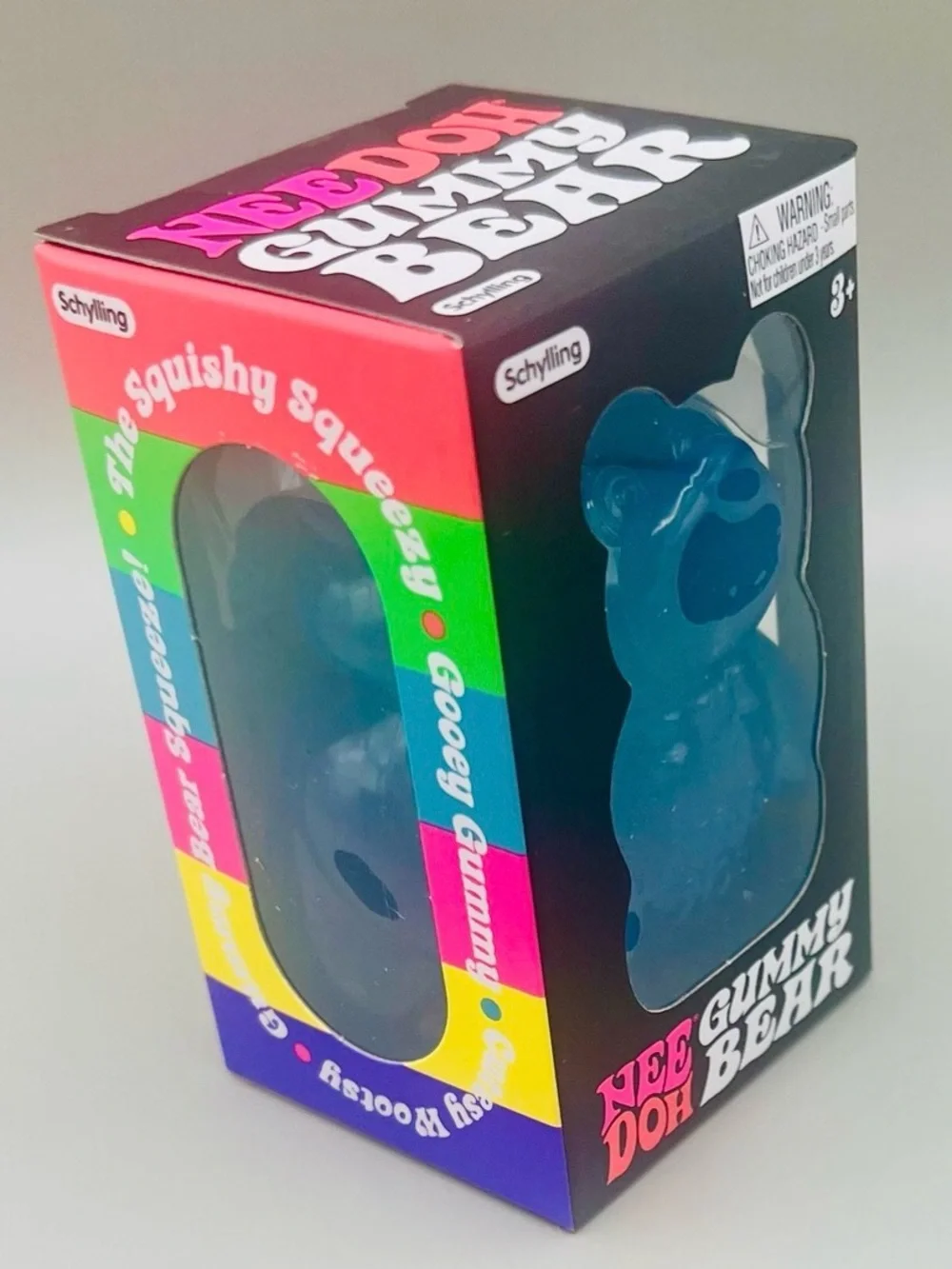 Authentic NEEDOH Gummy Bear Squishy Toy 💙 BLUE ~ Berry Blast! 🫐 NEW in BOX